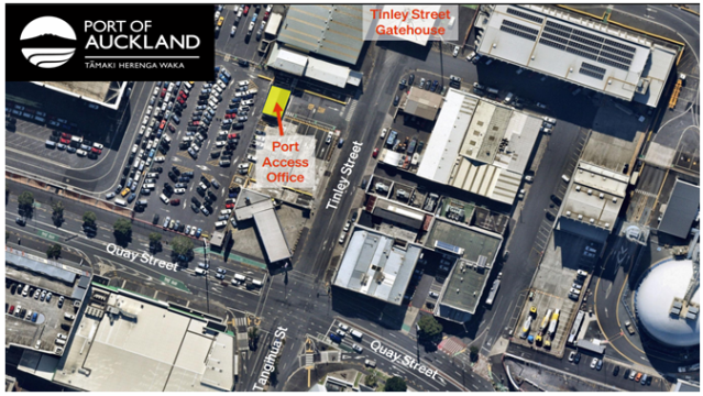 Port Access office map